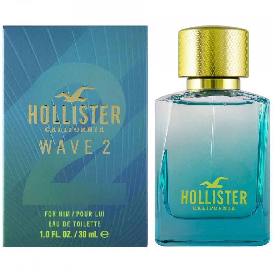 Oferte la Hollister Wave 2 For Him, Apa de Toaleta, Barbati (Concentratie: Apa de Toaleta, Gramaj: 30 ml)