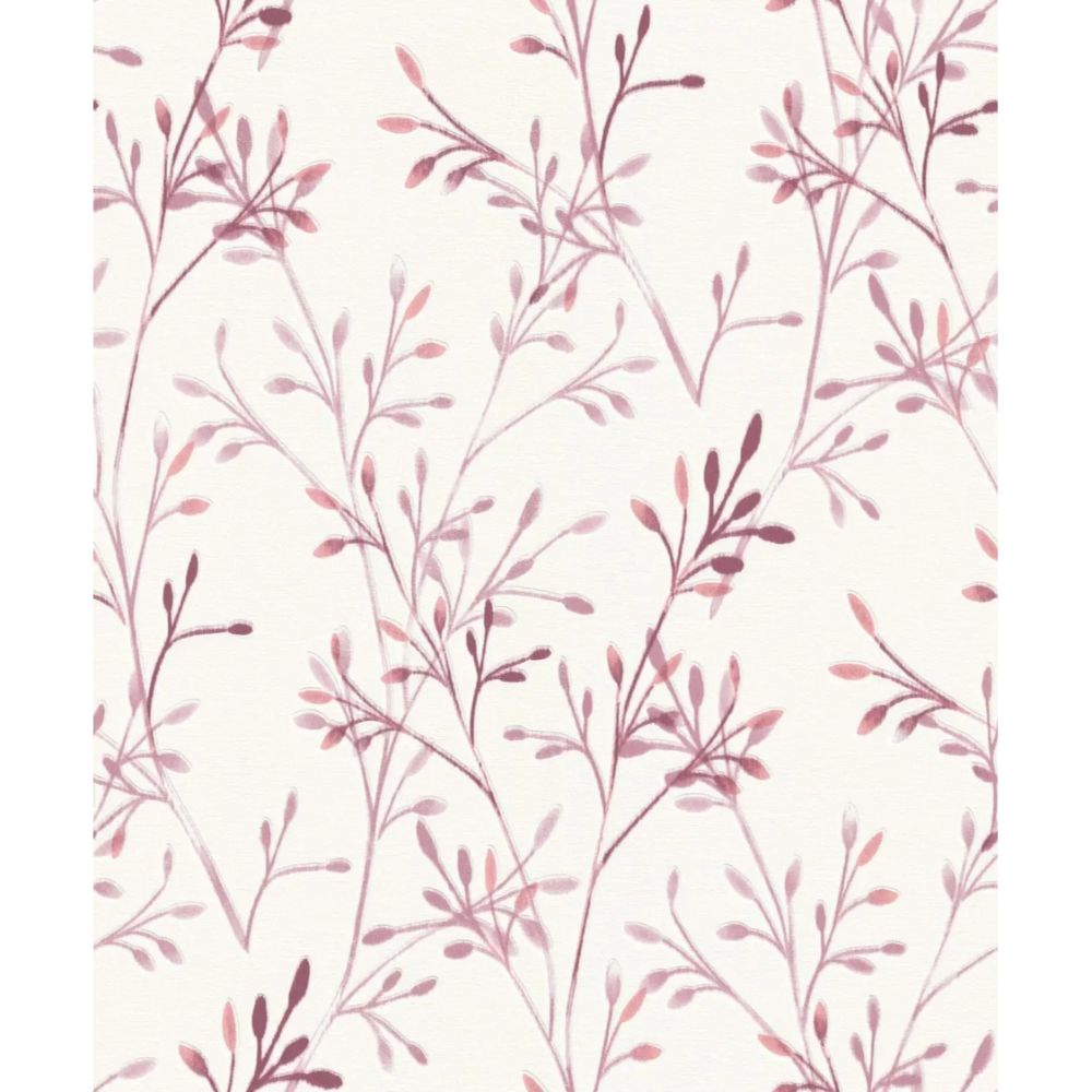 Oferte la Tapet vinil Phoenix, model vegetal, roz, 10.05 m x 53 cm
