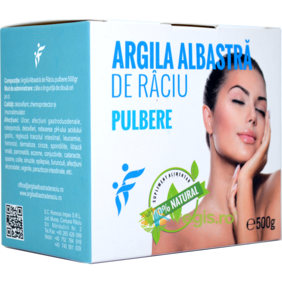 Oferte la Argila Albastra de Raciu Pulbere 500g