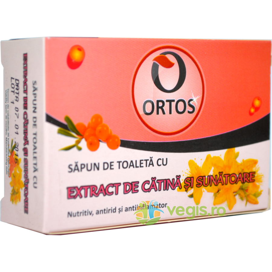 Oferte la Sapun Cu Extract De Catina Si Sunatoare 100g