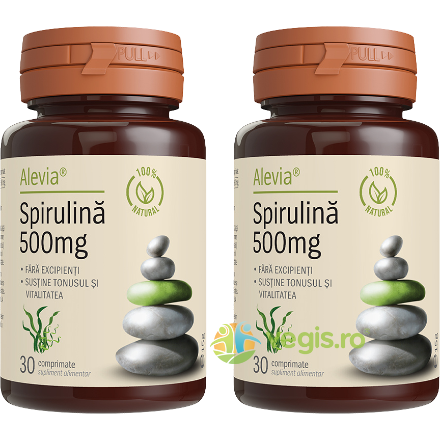 Oferte la Pachet Spirulina 500mg 30cps+30cps
