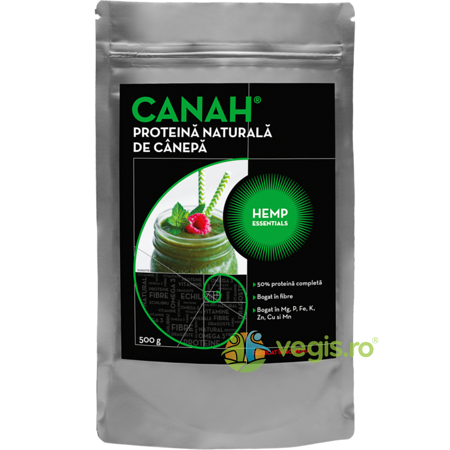 Oferte la Pudra Proteica (Proteina naturala) De Canepa 500g