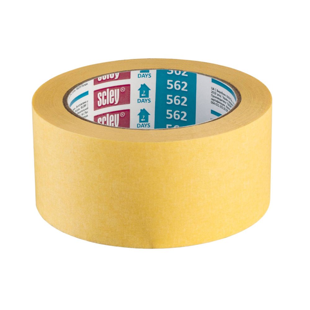Oferte la Banda adeziva durabila, Scley, galben, 50 mm x 50 m