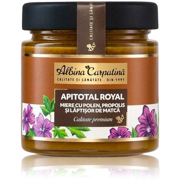 Oferte la Miere cu Polen, Propolis si Laptisor de Matca Apitotal Royal 270g