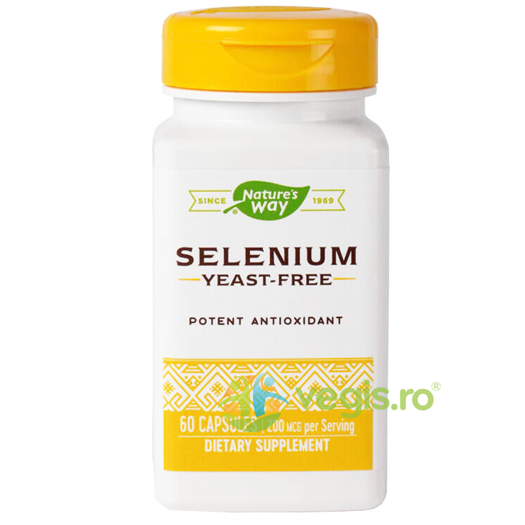Oferte la Selenium 200mcg 60cps Secom,