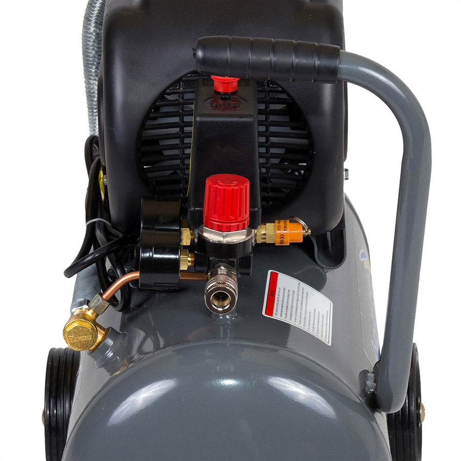 Oferte la HM2024F compresor aer 24L 8bar 200L/min monofazat angrenare directa