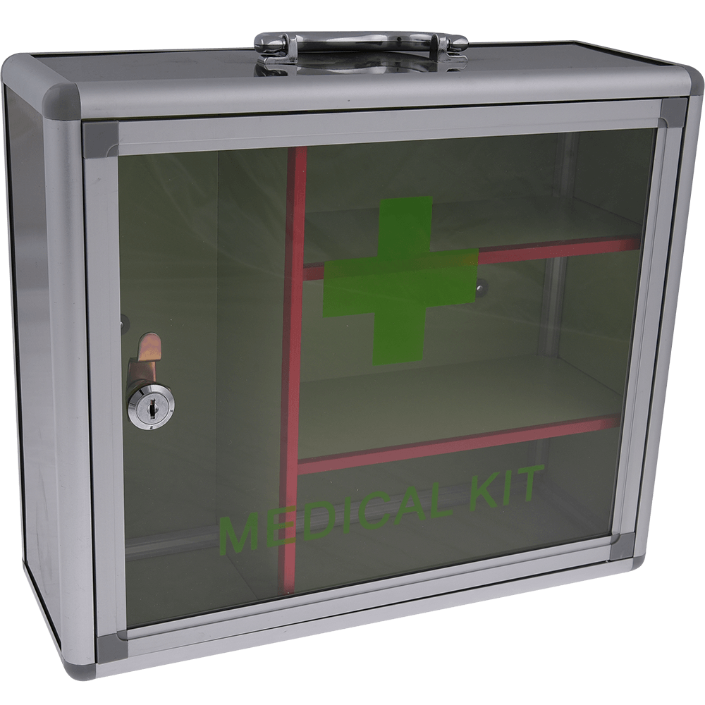 Oferte la Cutie medicala Sanitec, 37 x 14 x 33 cm, gri