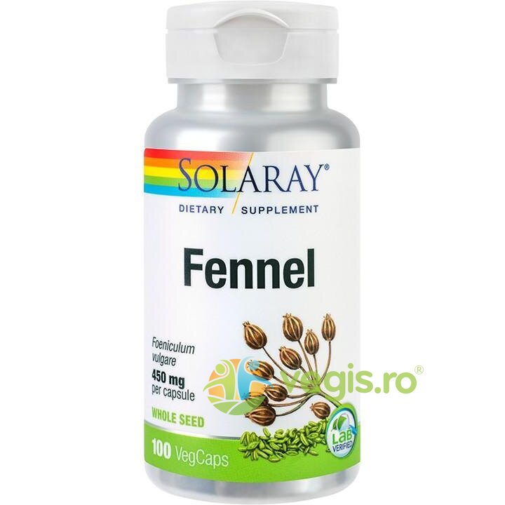 Oferte la Fennel 450mg 100cps (Fenicul) Secom,