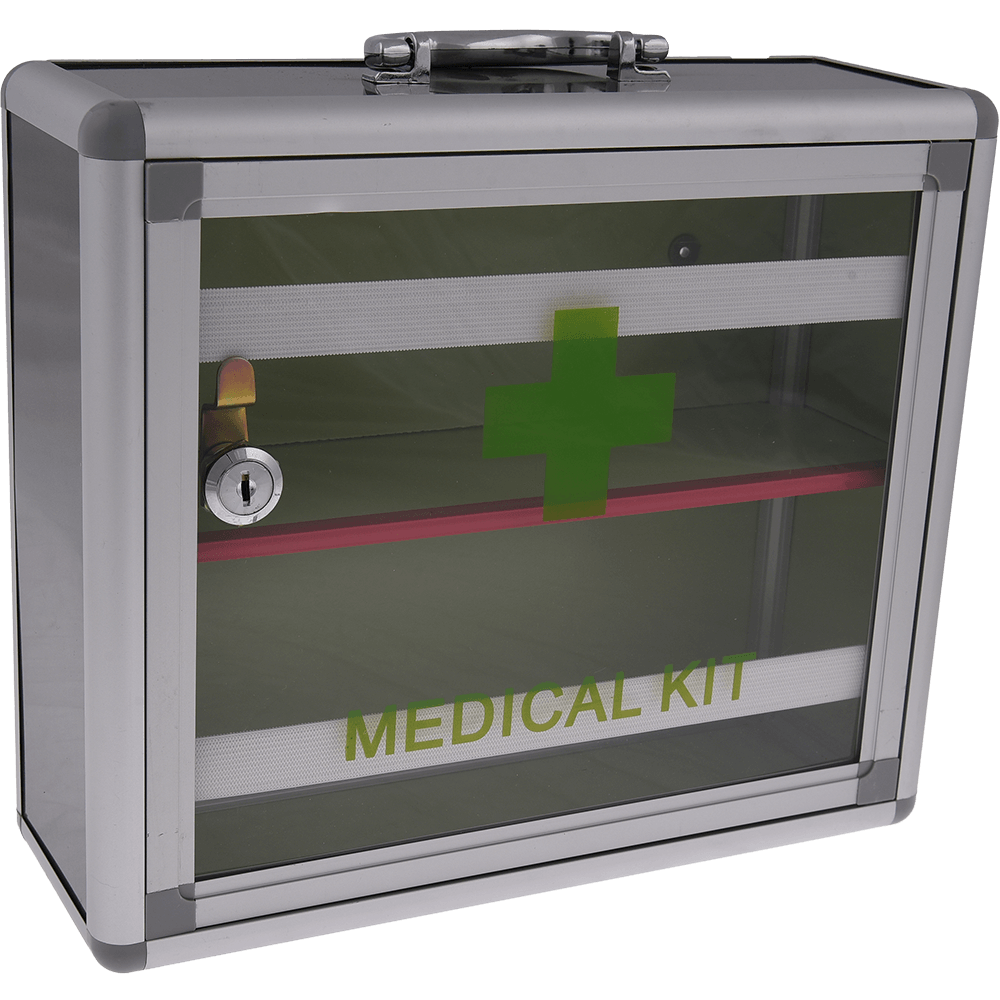 Oferte la Cutie medicala Sanitec, 29 x 10 x 25 cm, gri