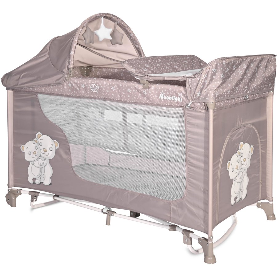 Oferte la Patut Copii MOONLIGHT 2 Niveluri Balansoar String Hug Beige