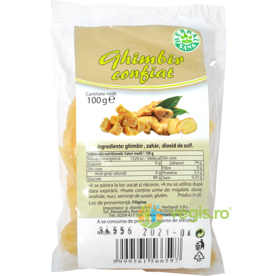 Oferte la Ghimbir Confiat 100gr