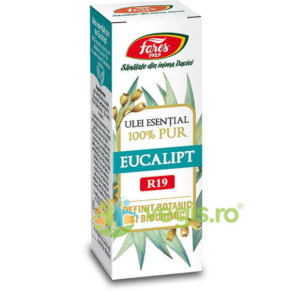 Oferte la Ulei Esential Eucalipt 100% Pur (R19) Definit Botanic si Biochimic 10ml