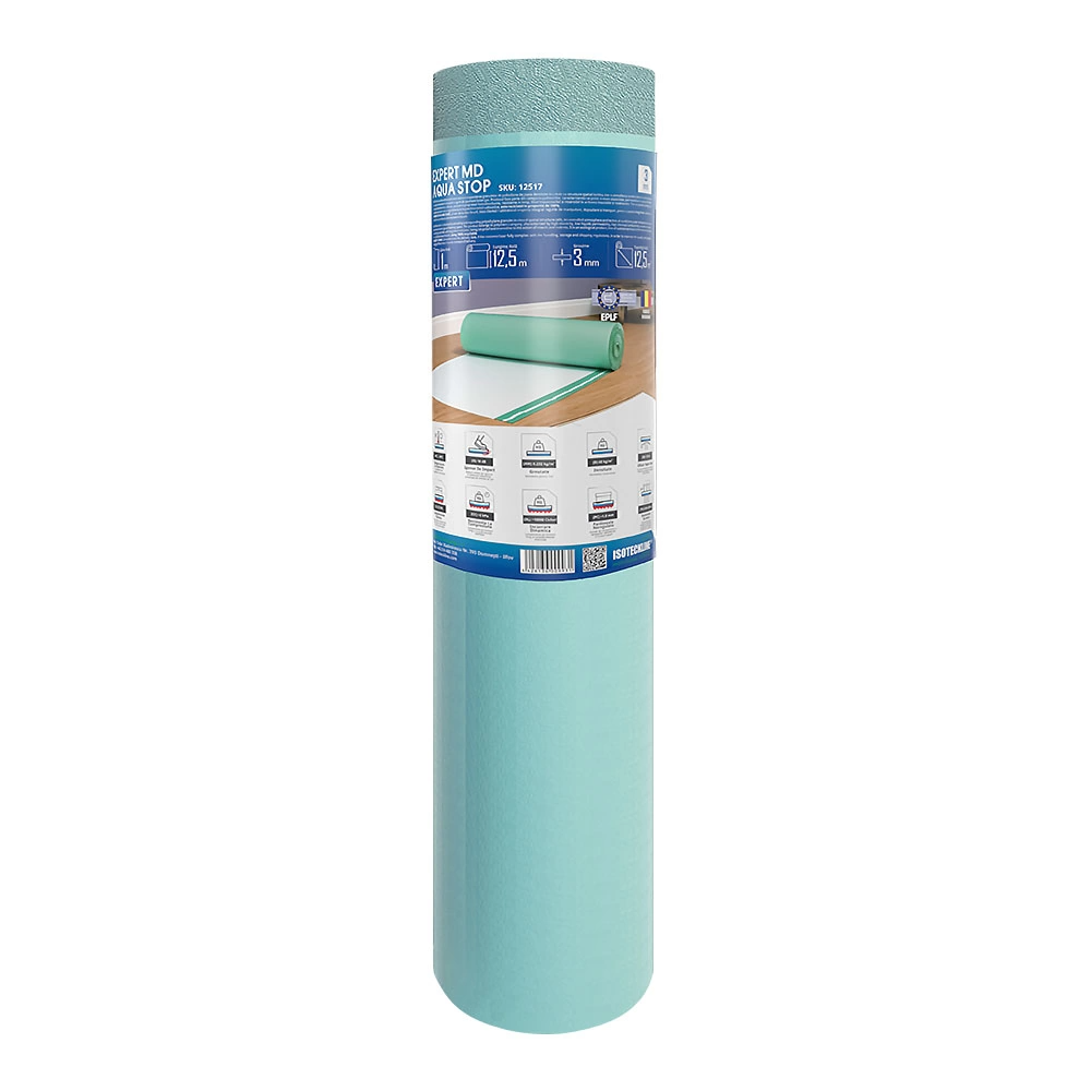 Oferte la Folie parchet polietilena expandata Isoteckline MD Aqua Stop Roll, 3 mm, 12.5 x 1 m