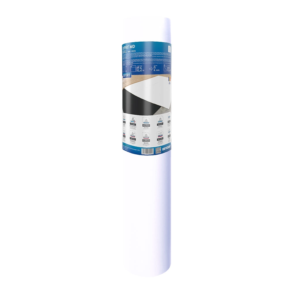 Oferte la Folie parchet polietilena expandata Isoteckline Expert MD Roll, 2 mm, 12.5 x 1 m