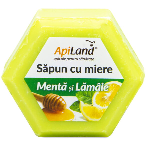 Oferte la Sapun Natural cu Miere, Menta si Lamaie 100g