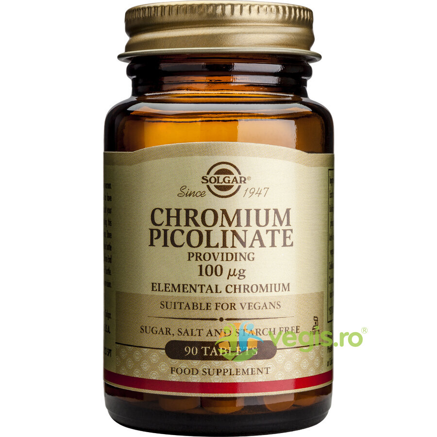 Oferte la Chromium Picolinate 100mg 90tb (Picolinat de Crom)