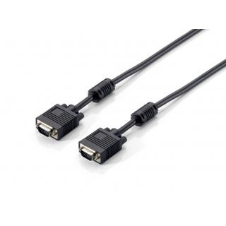 Oferte la Equip VGA HD15m/HD15m ferrite core 15m cable black 118815