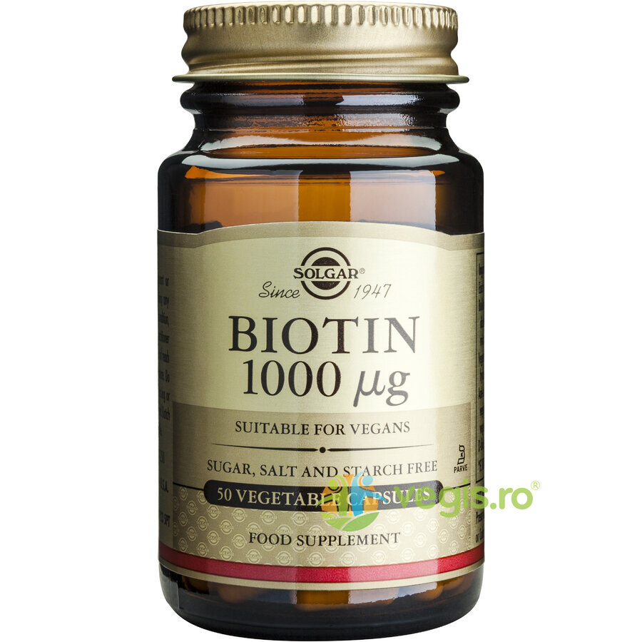 Oferte la Biotin 1000mcg 50cps vegetale