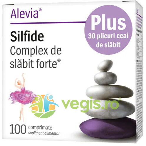 Oferte la Silfide Complex de Slabit Forte 100cpr + Ceai de Slabit 30 plicuri