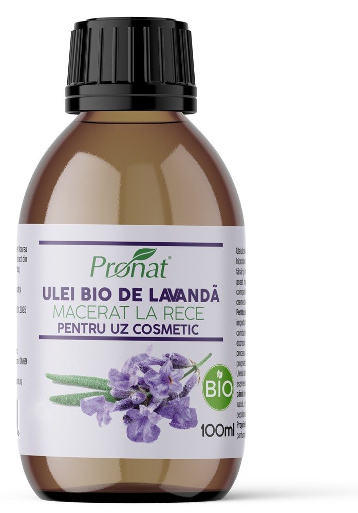 Oferte la Ulei bio de lavanda, macerat la rece, 100ml Pronat
