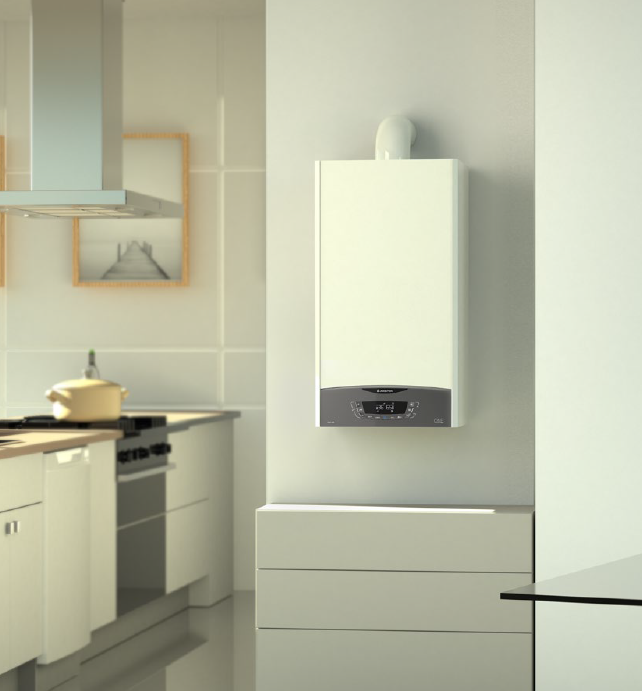 Oferte la Centrala termica in condensare Ariston CLAS ONE+ WIFI 24 KW pentru incalzire si preparare ACM kit evacuare si filtru antimagnetita incluse