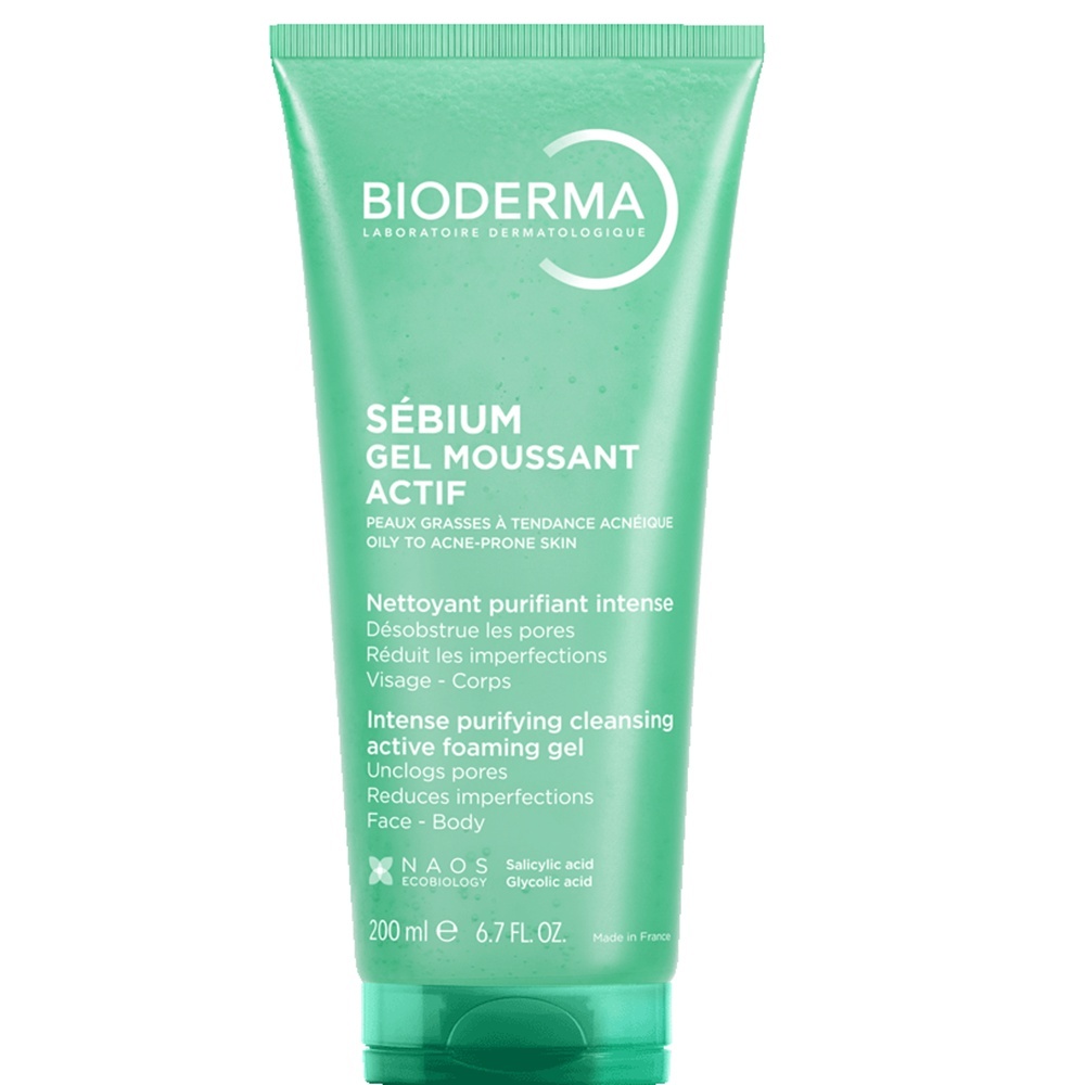 Oferte la Gel de curatare spumant activ Bioderma Sebium pentru ten mixt gras (Gramaj: 200 ml, Concentratie: Gel de curatare)