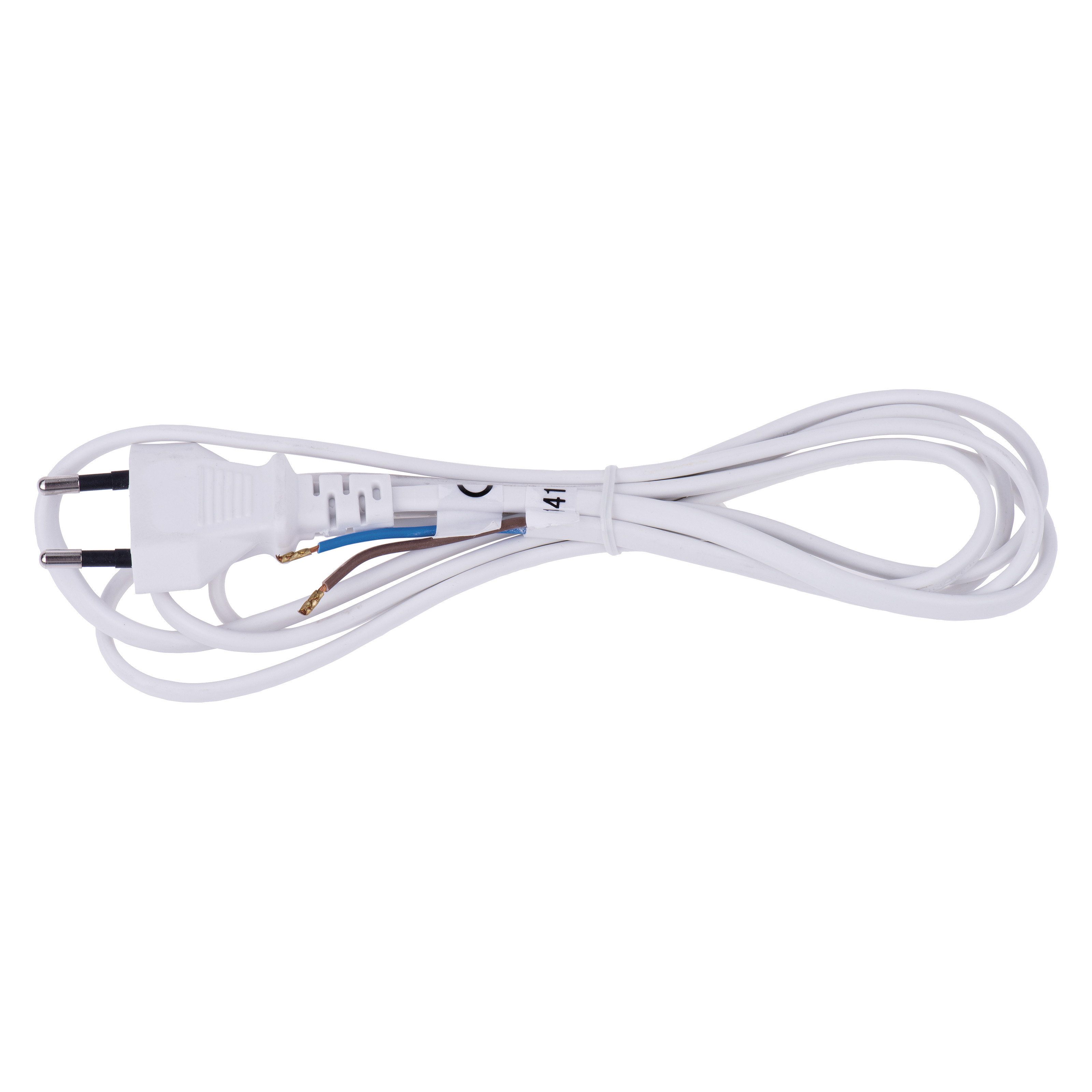 Oferte la Cablu de alimentare cu stecher Emos, 2 x 0.75 mm2, alb, 3 m