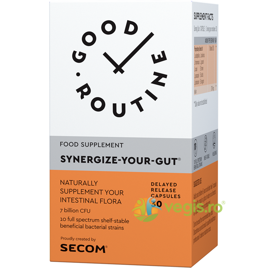 Oferte la Synergize Your Gut 30cps Secom,