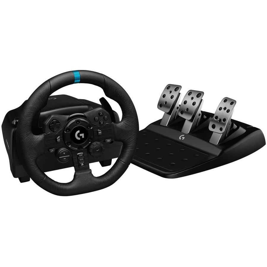 Oferte la Volan G923 PS4/PS5/PC Cu Pedale Negru