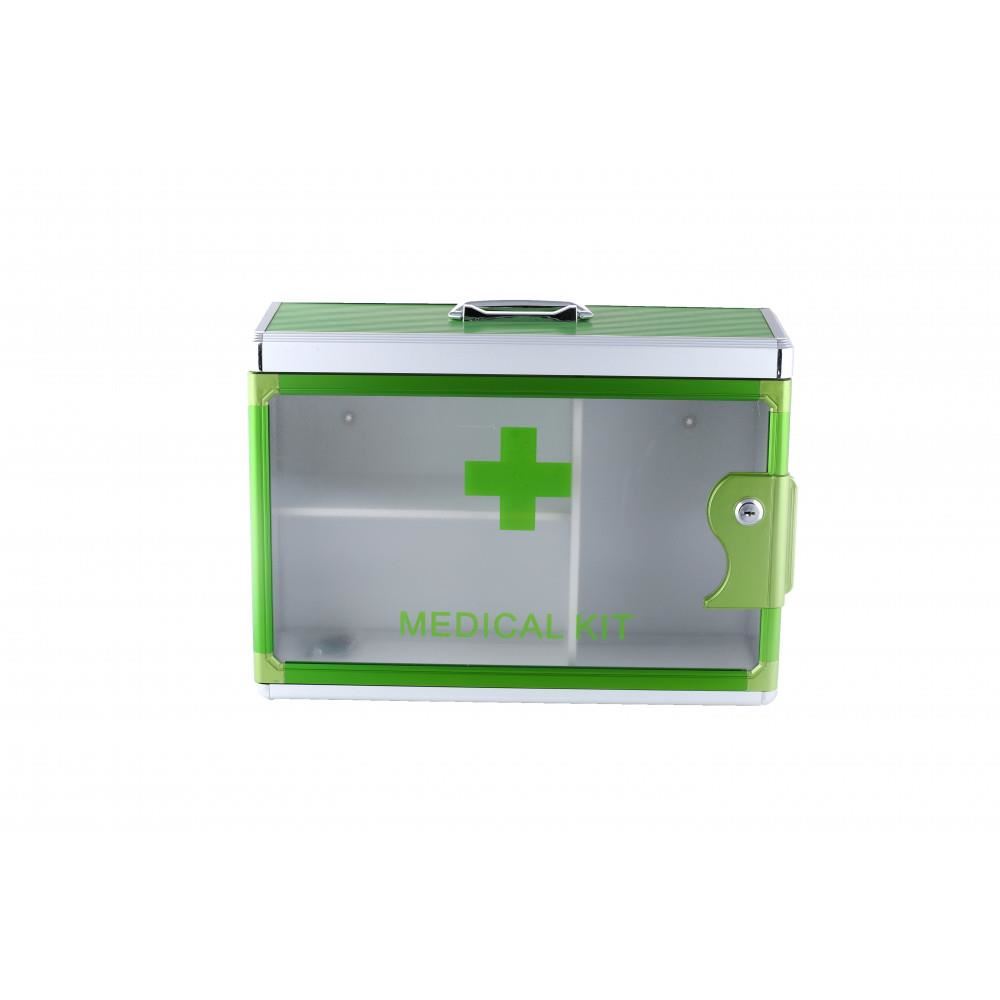 Oferte la Cutie medicala Sanitec, 43 x 15 x 30 cm, verde