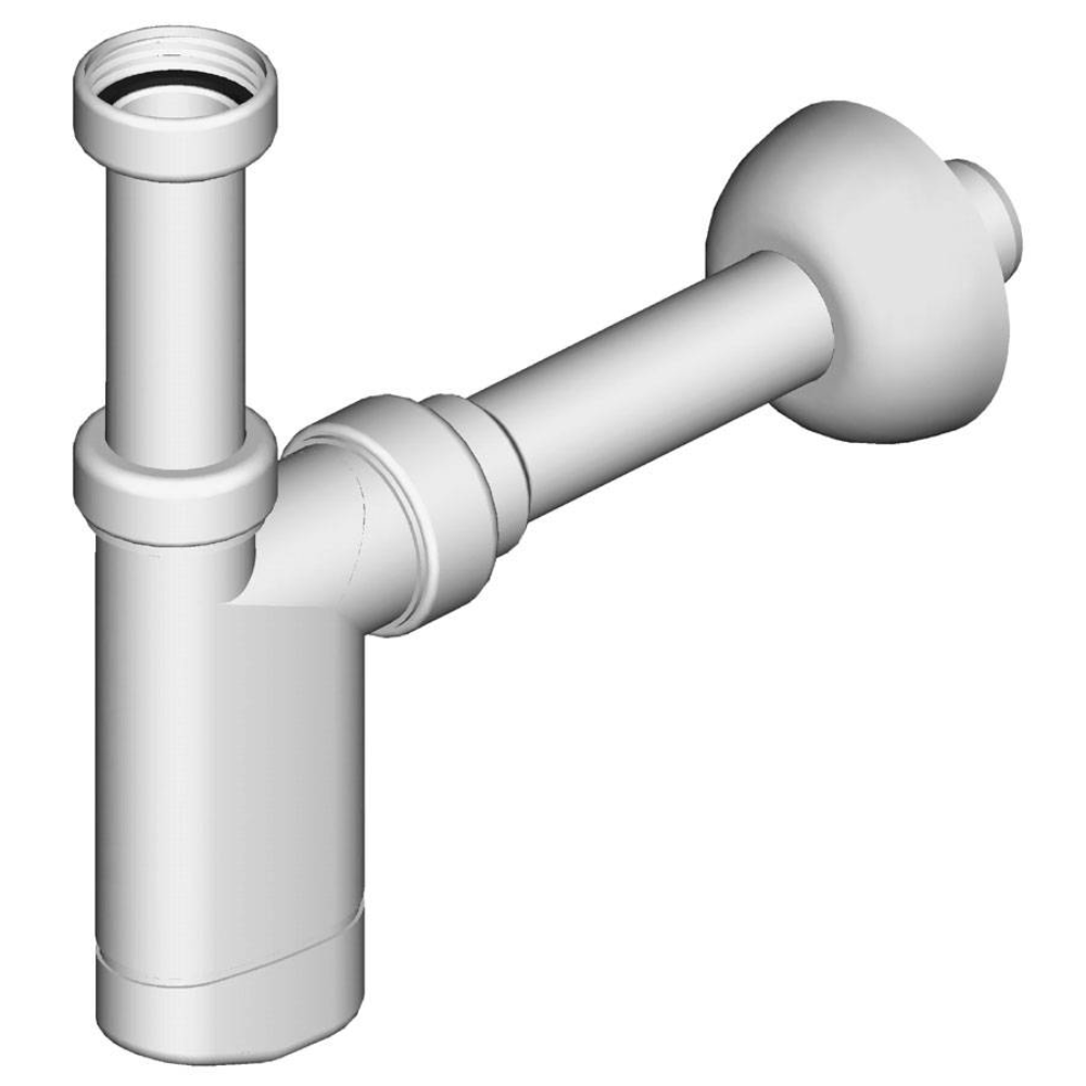 Oferte la Sifon rigid pentru lavoar Liv, fara ventil de scurgere, material PP, alb,  ø 32 mm 