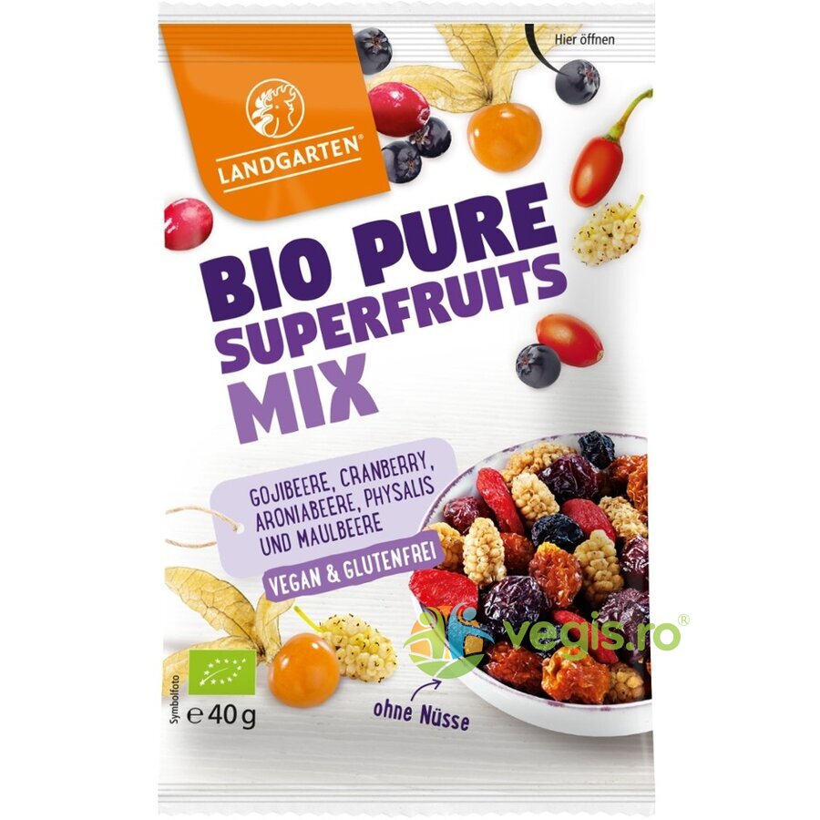 Oferte la Amestec de Super Fructe Pure Fara Gluten Ecologic/Bio 40g