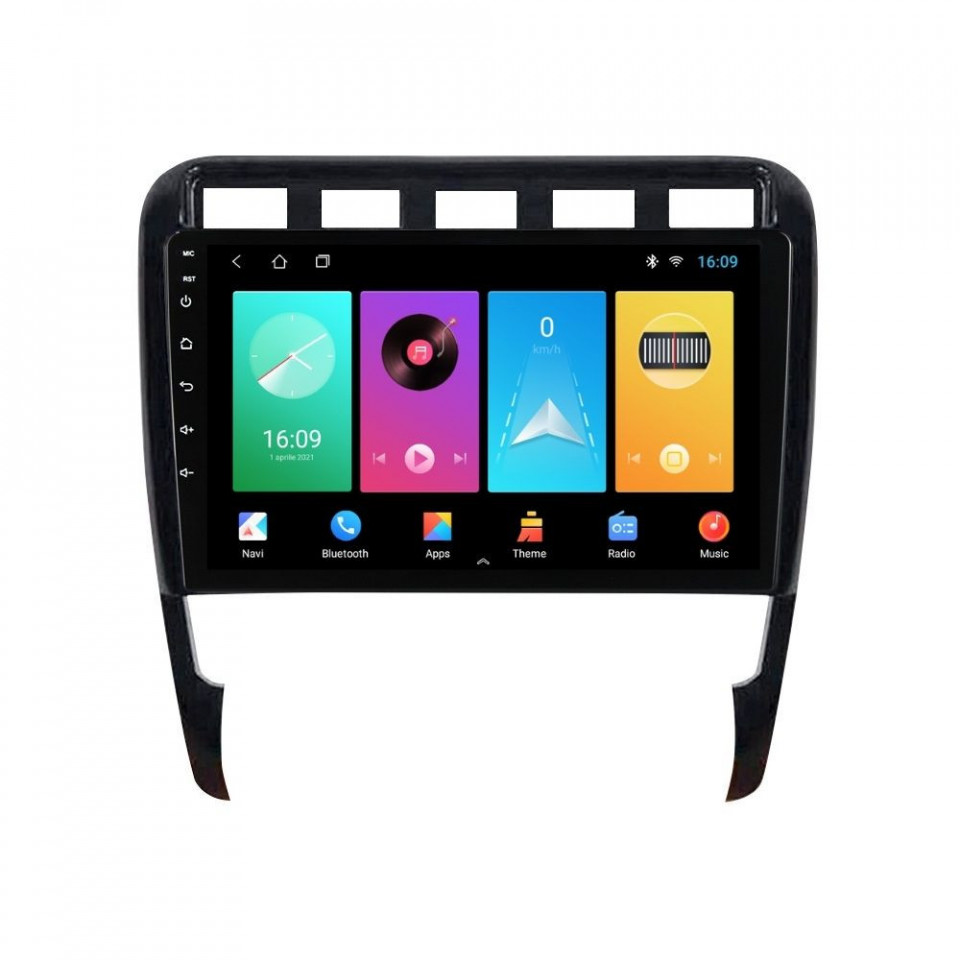 Oferte la Navigatie dedicata cu Android Porsche Cayenne 2002 - 2010, 2GB RAM, Radio GPS Dual Zone, Display HD IPS 9" Touchscreen, Internet Wi-Fi, Bluetooth, MirrorLink, USB