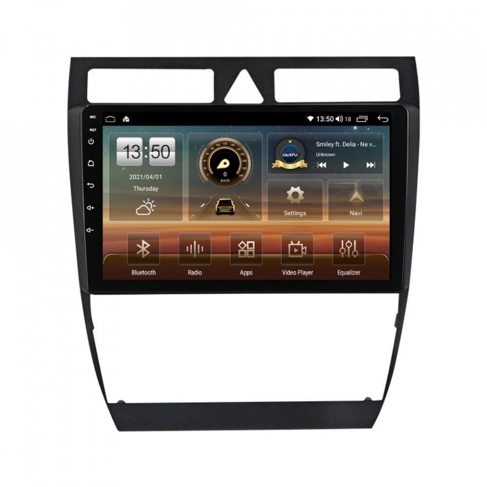 Oferte la Navigatie dedicata cu Android Audi A6 (C5) 1997 - 2005, 4GB RAM, Radio GPS Dual Zone, Display HD QLED 9" Touchscreen, Internet Wi-Fi si slot SIM 4G, Bluetooth, MirrorLink, USB