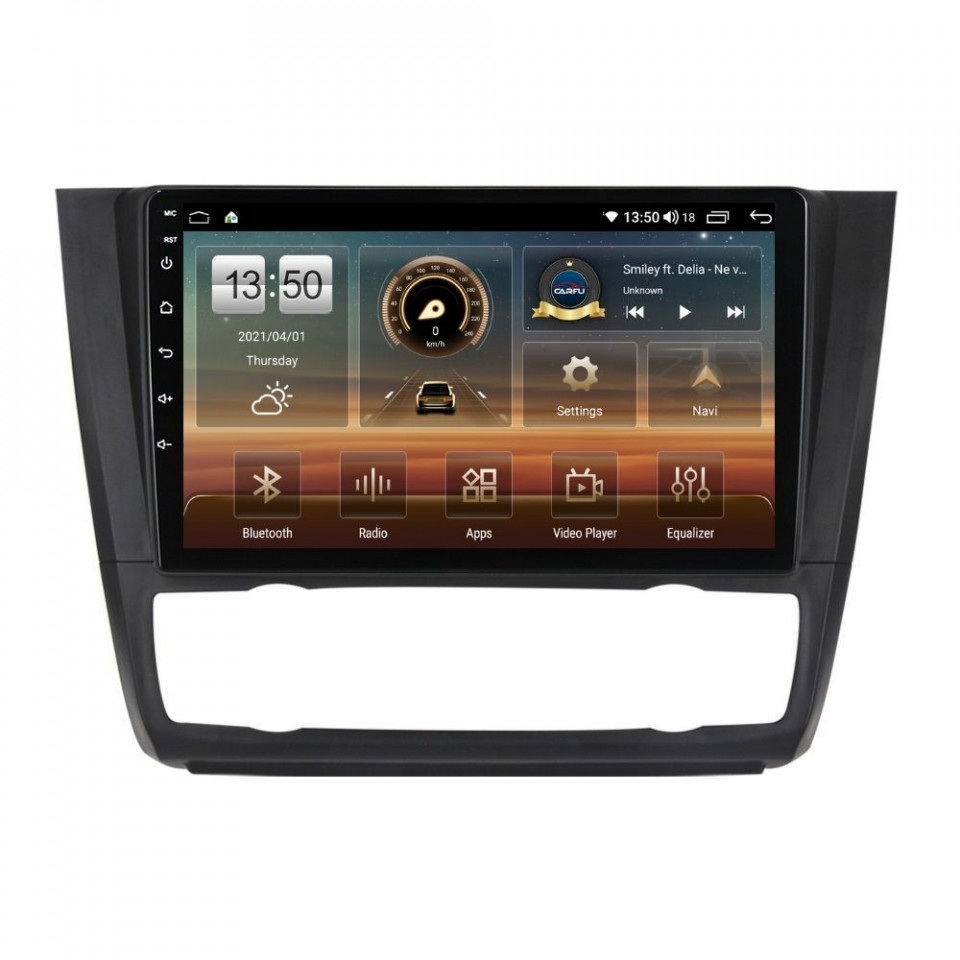 Oferte la Navigatie dedicata cu Android BMW Seria 1 (E81 / E87) 2007 - 2013, clima automata, 4GB RAM, Radio GPS Dual Zone, Display HD QLED 9" Touchscreen, Internet Wi-Fi si slot SIM 4G, Bluetooth, MirrorLink, USB
