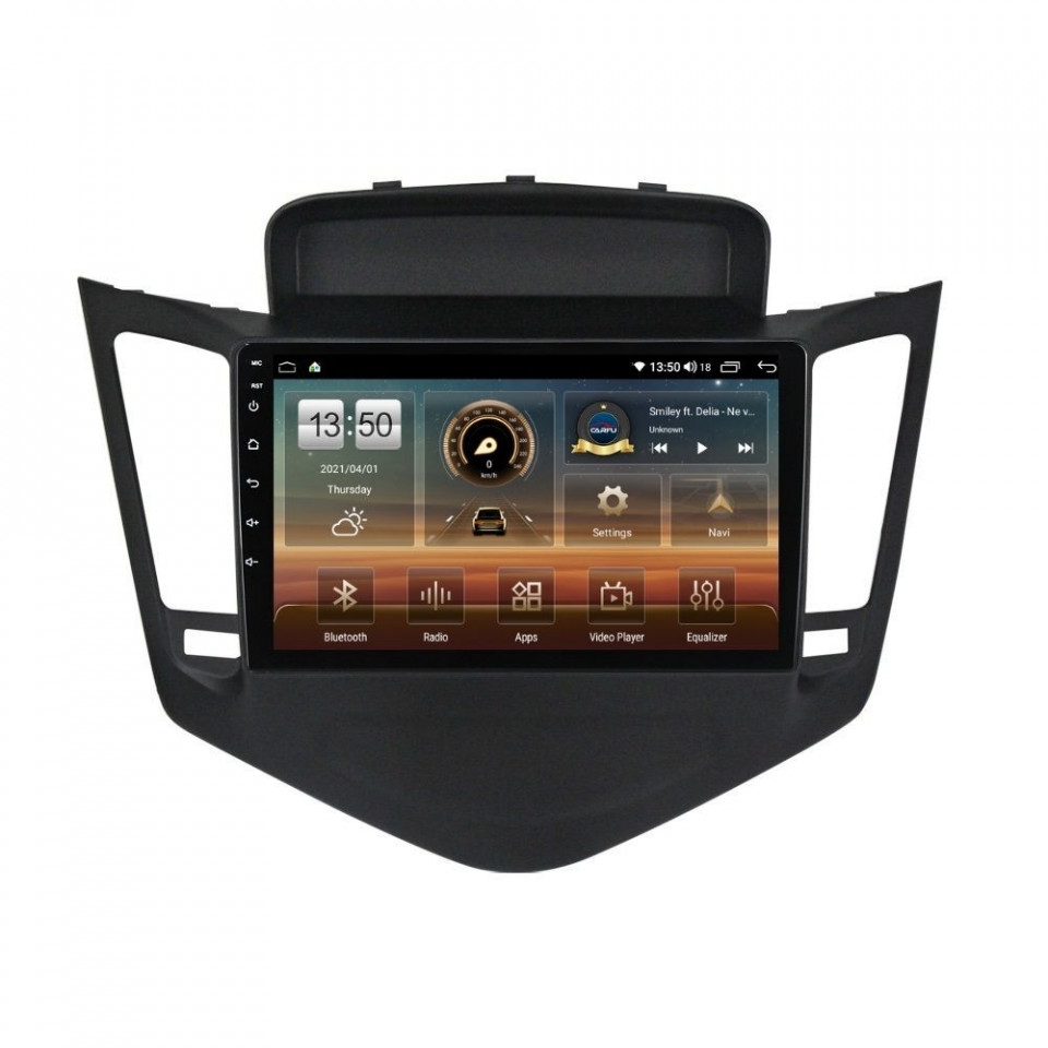 Oferte la Navigatie dedicata cu Android Chevrolet Cruze 2008 - 2013, 4GB RAM, Radio GPS Dual Zone, Display HD QLED 9" Touchscreen, Internet Wi-Fi si slot SIM 4G, Bluetooth, MirrorLink, USB
