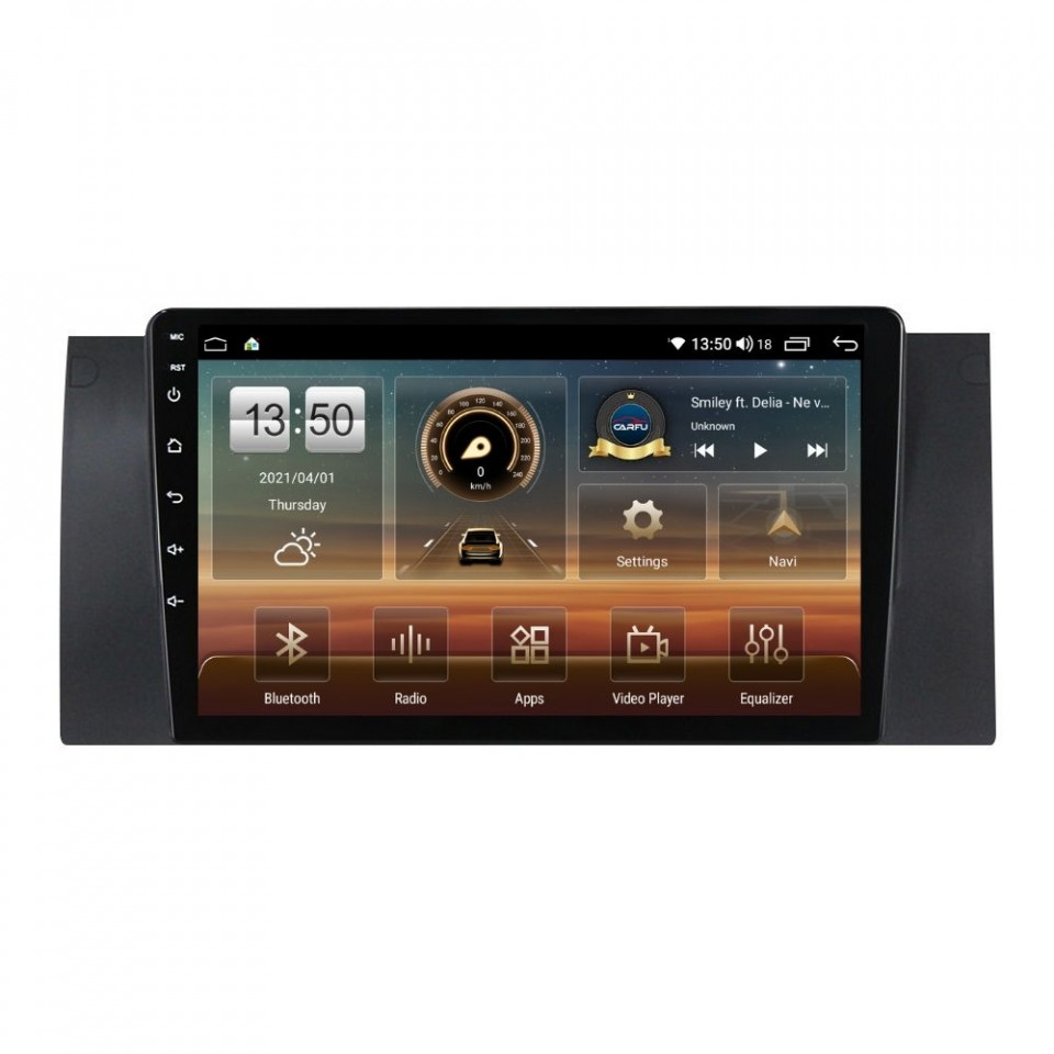 Oferte la Navigatie dedicata cu Android BMW X5 (E53) 2000 - 2006, 4GB RAM, Radio GPS Dual Zone, Display HD QLED 9" Touchscreen, Internet Wi-Fi si slot SIM 4G, Bluetooth, MirrorLink, USB