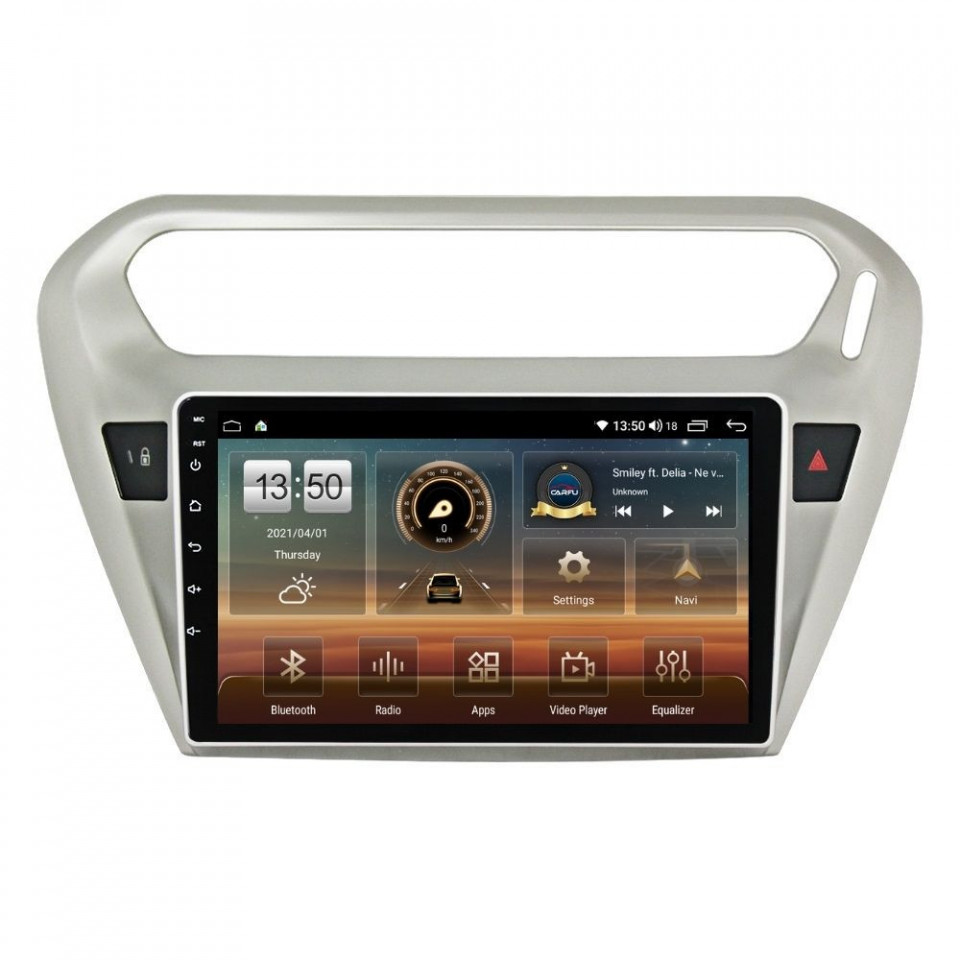 Oferte la Navigatie dedicata cu Android Citroen C-Elysee 2012 - 2021, 4GB RAM, Radio GPS Dual Zone, Display HD QLED 9" Touchscreen, Internet Wi-Fi si slot SIM 4G, Bluetooth, MirrorLink, USB