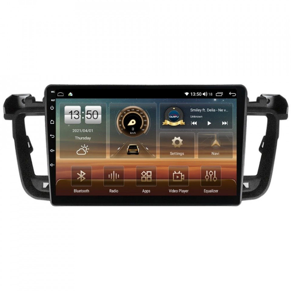 Oferte la Navigatie dedicata cu Android Peugeot 508 I 2010 - 2018, 4GB RAM, Radio GPS Dual Zone, Display HD QLED 9" Touchscreen, Internet Wi-Fi si slot SIM 4G, Bluetooth, MirrorLink, USB