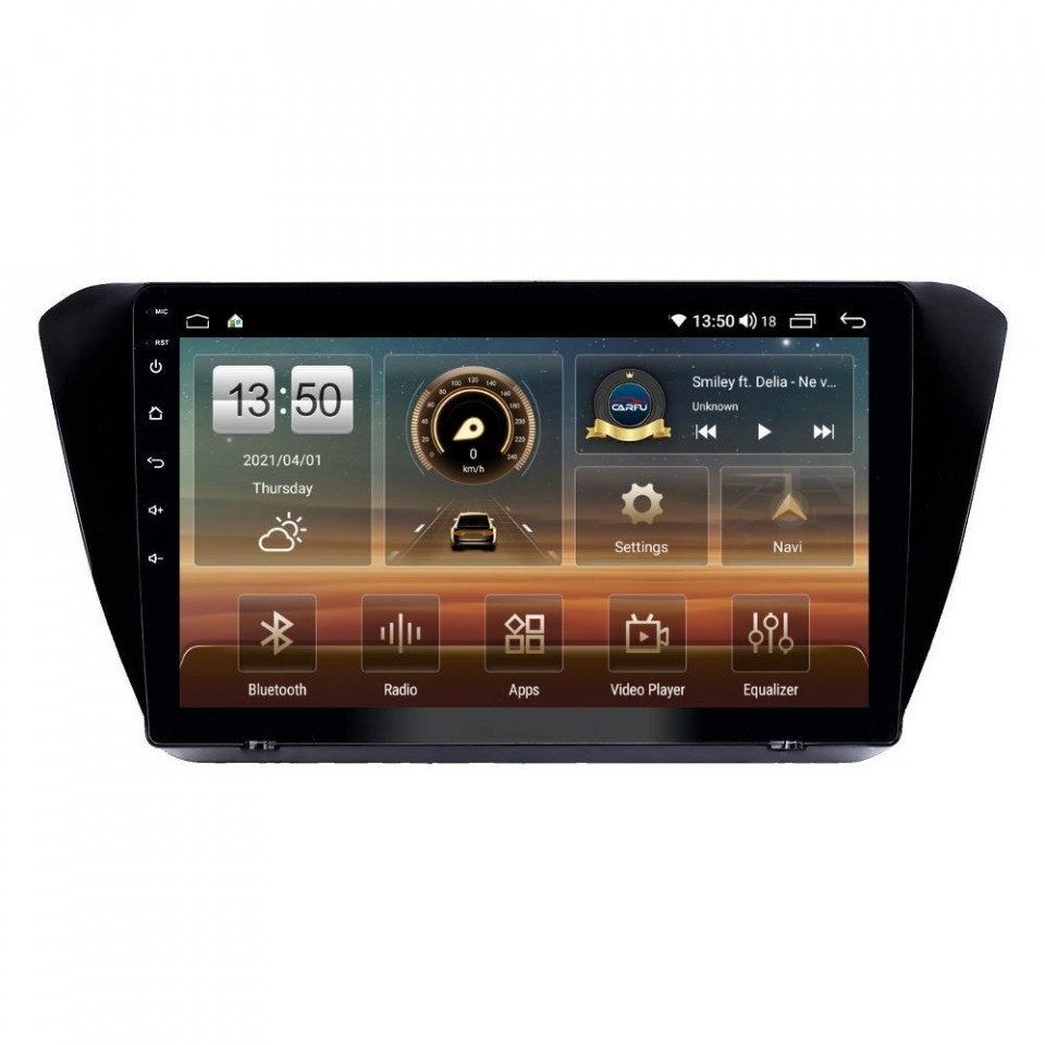 Oferte la Navigatie dedicata cu Android Skoda Superb III 2015 - 2017, 4GB RAM, Radio GPS Dual Zone, Display HD QLED 10" Touchscreen, Internet Wi-Fi si slot SIM 4G, Bluetooth, MirrorLink, USB