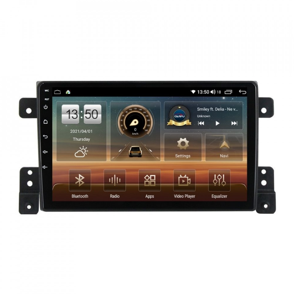 Oferte la Navigatie dedicata cu Android Suzuki Grand Vitara 2005 - 2015, 4GB RAM, Radio GPS Dual Zone, Display HD QLED 9" Touchscreen, Internet Wi-Fi si slot SIM 4G, Bluetooth, MirrorLink, USB