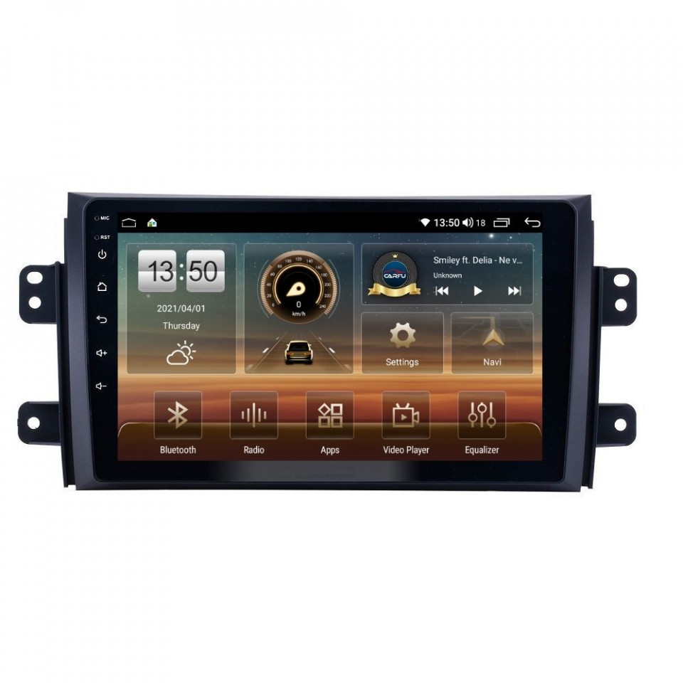 Oferte la Navigatie dedicata cu Android Fiat Sedici 2006 - 2015, 4GB RAM, Radio GPS Dual Zone, Display HD QLED 9" Touchscreen, Internet Wi-Fi si slot SIM 4G, Bluetooth, MirrorLink, USB