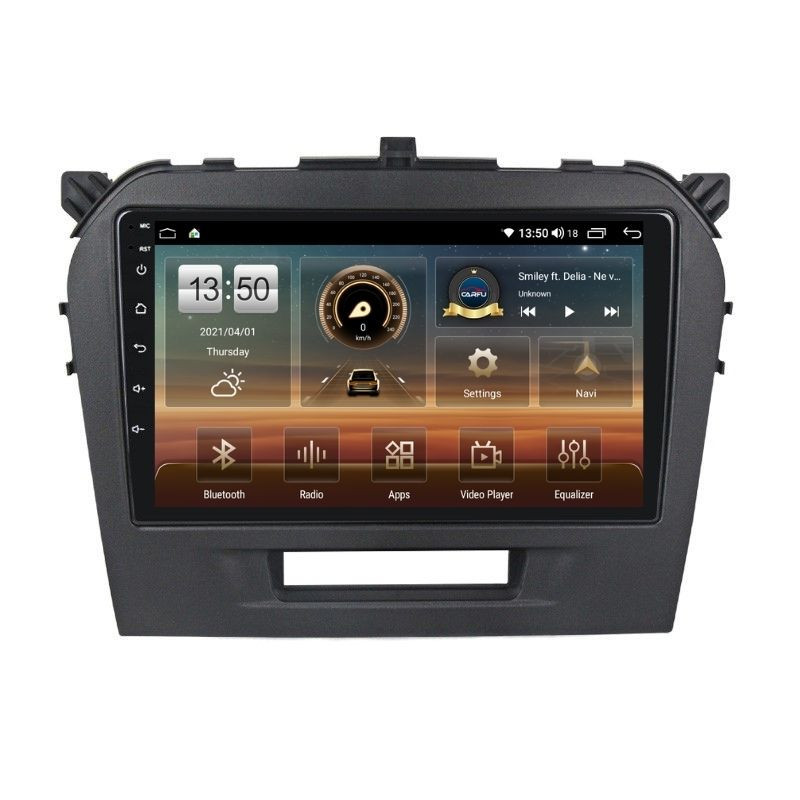 Oferte la Navigatie dedicata cu Android Suzuki Vitara dupa 2015, 4GB RAM, Radio GPS Dual Zone, Display HD QLED 9" Touchscreen, Internet Wi-Fi si slot SIM 4G, Bluetooth, MirrorLink, USB