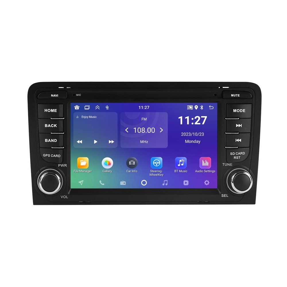 Oferte la Navigatie dedicata cu Android Audi A3 (8P1) 2003 - 2013, 2GB RAM, Radio GPS Dual Zone, Display HD 7" Touchscreen, Internet Wi-Fi, Bluetooth, MirrorLink, USB