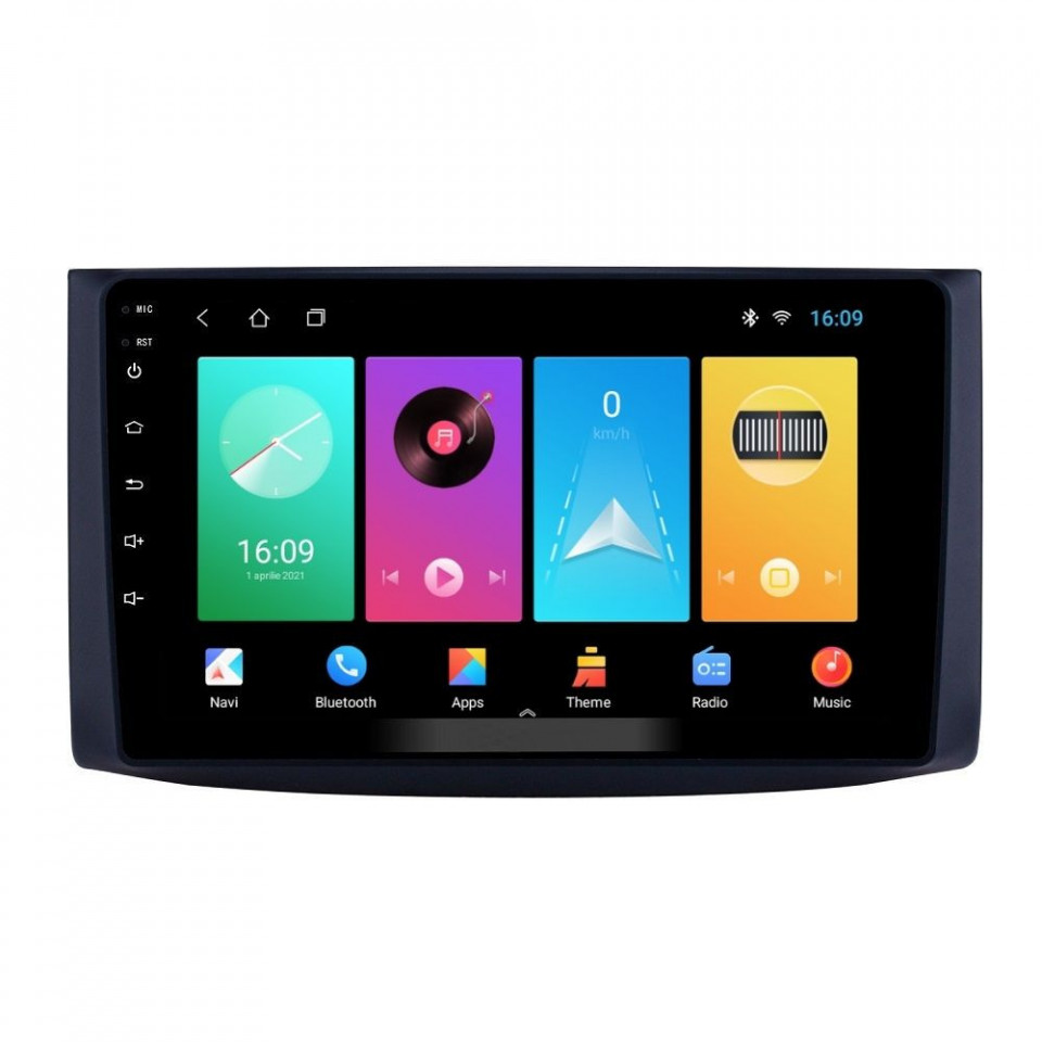 Oferte la Navigatie dedicata cu Android Chevrolet Aveo 2006 - 2011, 1GB RAM, Radio GPS Dual Zone, Display HD IPS 9" Touchscreen, Internet Wi-Fi, Bluetooth, MirrorLink, USB