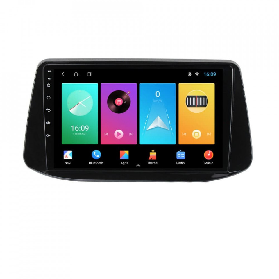 Oferte la Navigatie dedicata cu Android Hyundai i30 dupa 2017, 1GB RAM, Radio GPS Dual Zone, Display HD IPS 9" Touchscreen, Internet Wi-Fi, Bluetooth, MirrorLink, USB