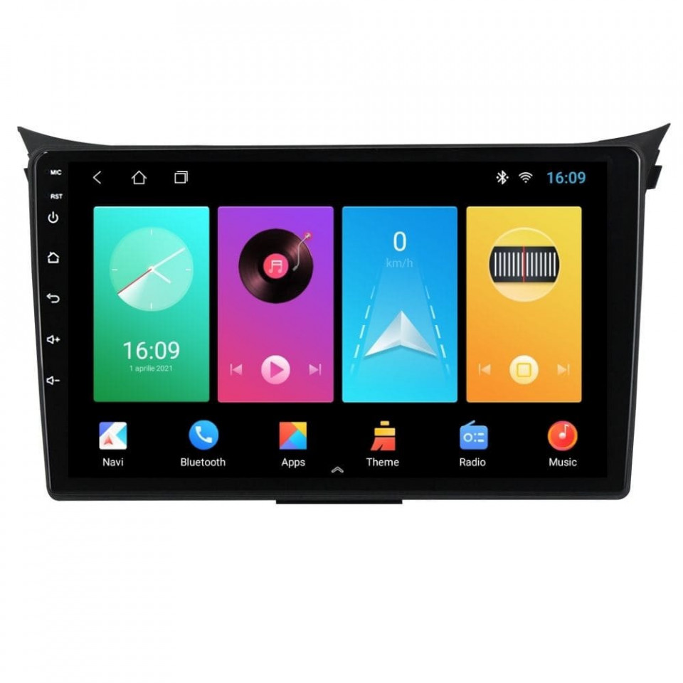 Oferte la Navigatie dedicata cu Android Hyundai i30 2011 - 2017, 1GB RAM, Radio GPS Dual Zone, Display HD IPS 9" Touchscreen, Internet Wi-Fi, Bluetooth, MirrorLink, USB