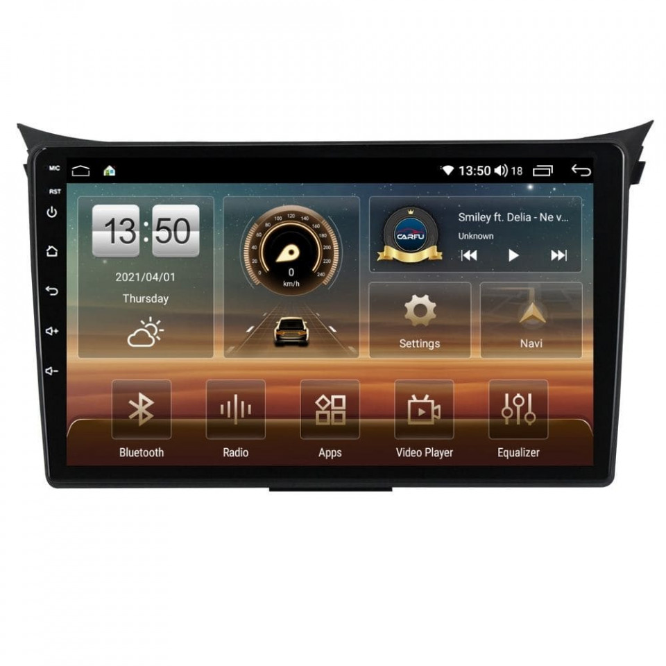 Oferte la Navigatie dedicata cu Android Hyundai i30 2011 - 2017, 4GB RAM, Radio GPS Dual Zone, Display HD QLED 9" Touchscreen, Internet Wi-Fi si slot SIM 4G, Bluetooth, MirrorLink, USB