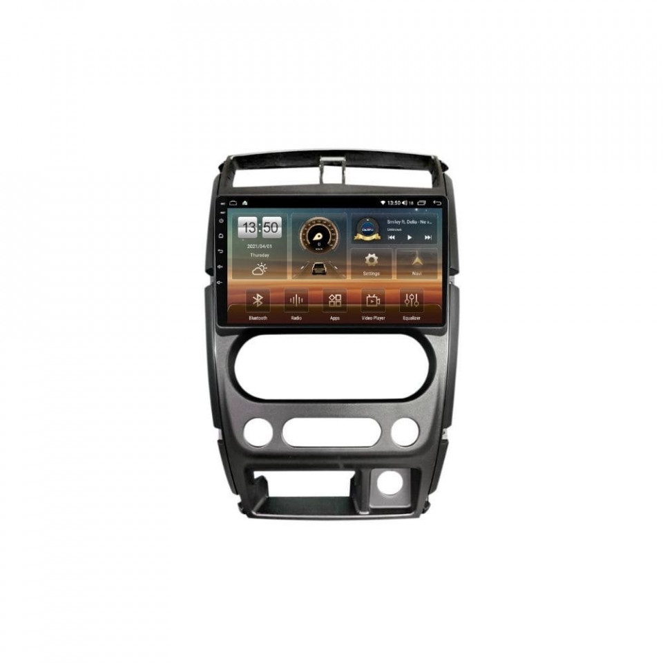 Oferte la Navigatie dedicata cu Android Suzuki Jimny 2005 - 2018, 4GB RAM, Radio GPS Dual Zone, Display HD QLED 9" Touchscreen, Internet Wi-Fi si slot SIM 4G, Bluetooth, MirrorLink, USB