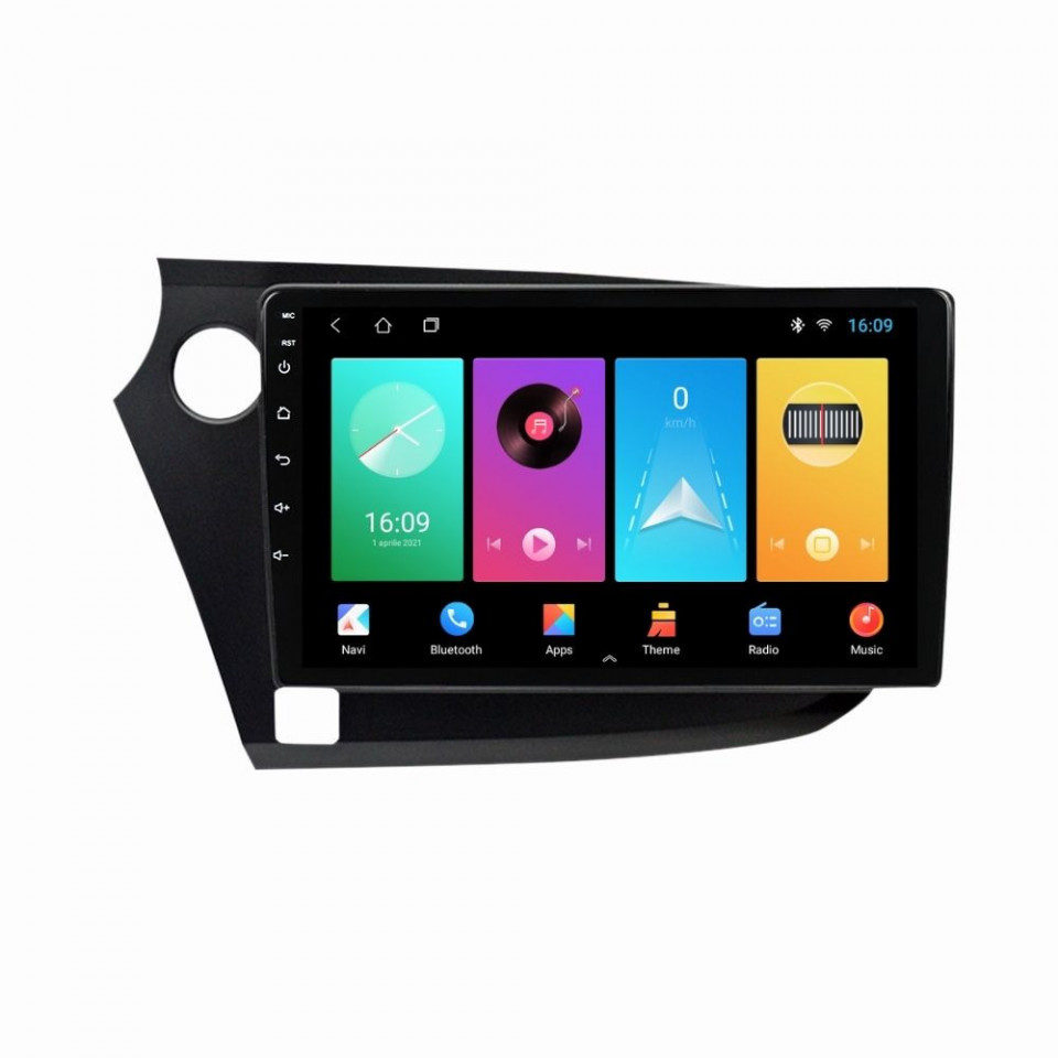 Oferte la Navigatie dedicata cu Android Honda Insight 2009 - 2014 , 1GB RAM, Radio GPS Dual Zone, Display HD IPS 9" Touchscreen, Internet Wi-Fi, Bluetooth, MirrorLink, USB